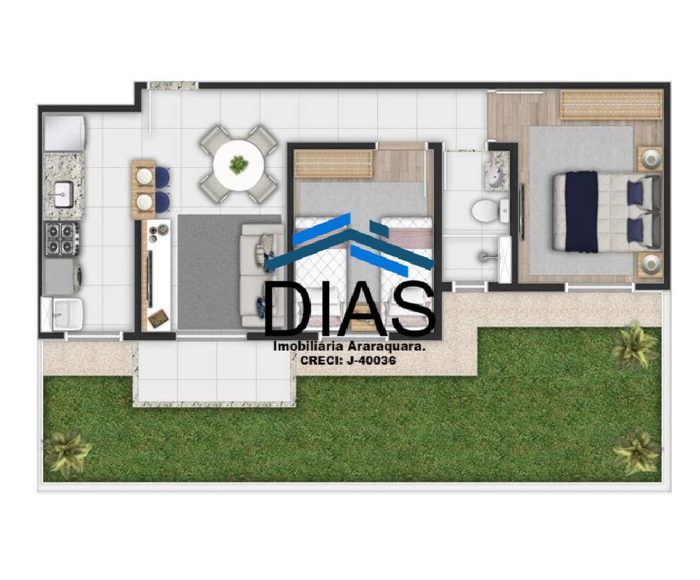 Apartamento à venda com 2 quartos, 50m² - Foto 4